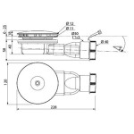Сифон для поддона Radaway R400W SLIM Сифон для поддона Radaway R400W SLIM
