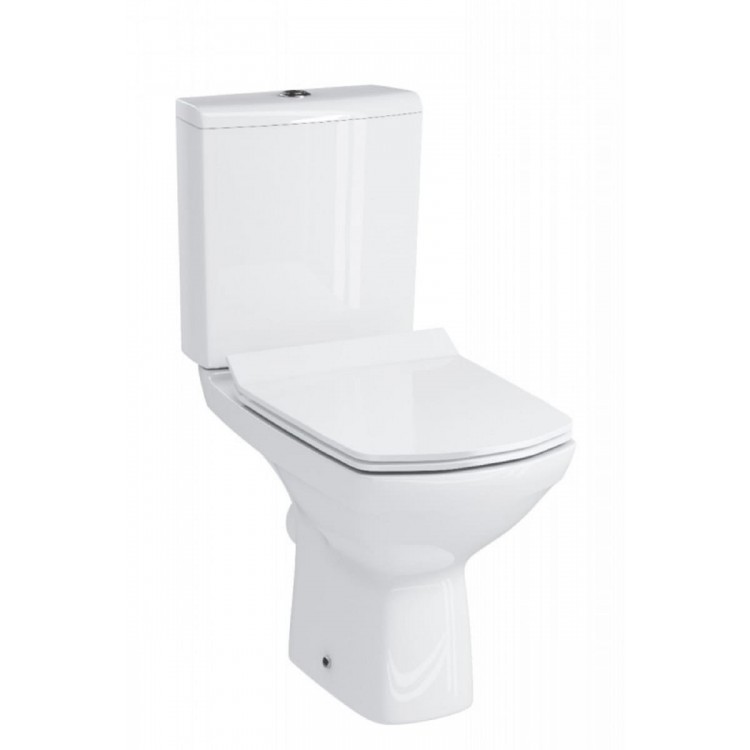 Унитаз напольный Cersanit Carina New Clean On с сиденьем Slim Унитаз напольный Cersanit Carina New Clean On с сиденьем Slim