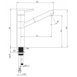 Смеситель для кухни Deante Aster BCA_071M 