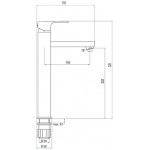 Смеситель для умывальника высокий Deante Anemon BCZ_021K/N21K