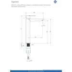 Смеситель для умывальника высокий Deante Agava BQG_020K 