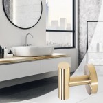 Крючок для полотенец REA BRUSH GOLD 322230
