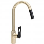 Смеситель для кухни REA SOUL BLACK/GOLD MATT