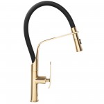 Смеситель для кухни REA CASTOR BLACK L. GOLD Смеситель для кухни REA CASTOR BLACK L. GOLD