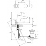 Смеситель для биде Ravak 10° Free TD F 055.00 Смеситель для биде Ravak 10° Free TD F 055.00