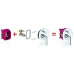 Смеситель для душа скрытого монтажа Ravak Rosa RS 066,00