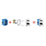 Элемент скрытого монтажа смесителя Ravak R-box RB 070.50