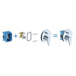 Элемент скрытого монтажа смесителя Ravak R-box RB 070.50