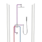 Смеситель для душа скрытого монтажа Ravak Chrome CR 067,00