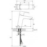 Смеситель для умывальника Ravak 10° Free TD F 014.00 Смеситель для умывальника Ravak 10° Free TD F 014.00