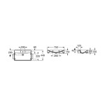 Накладной умывальник Roca Diverta 327110 Накладной умывальник Roca Diverta 327110